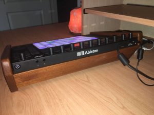 San MG Ableton Push 2 Wooden Stand - Back with Push