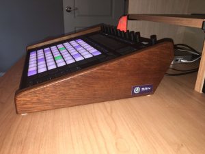 San MG Ableton Push 2 Wooden Stand - Right side with Push