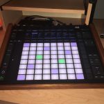 San MG Ableton Push 2 Wooden Stand - Top with Ableton Push