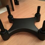 IsoAcoustics ISO-L8R200 Large Studio Monitor Stands - Bottom portion separated