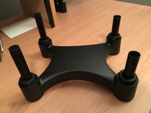 IsoAcoustics ISO-L8R200 Large Studio Monitor Stands - Bottom portion separated