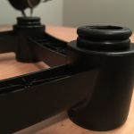 IsoAcoustics ISO-L8R200 Large Studio Monitor Stands - Rubber bushings closeup